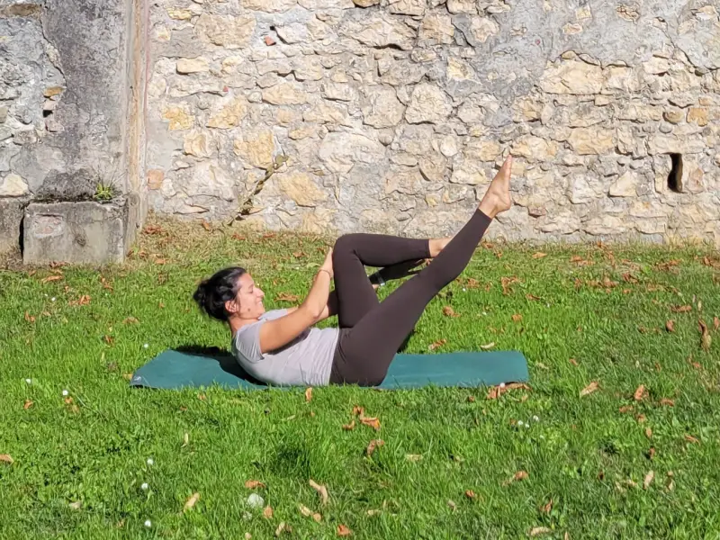 Seance de pilate en extérieur, Voreppe, Voiron